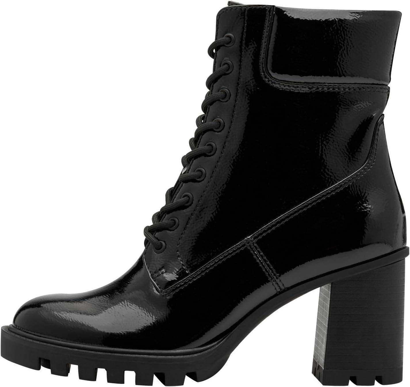image:imageTamaris Femme Damen Lace Boot Heel 12513245 BottineImprim Noir