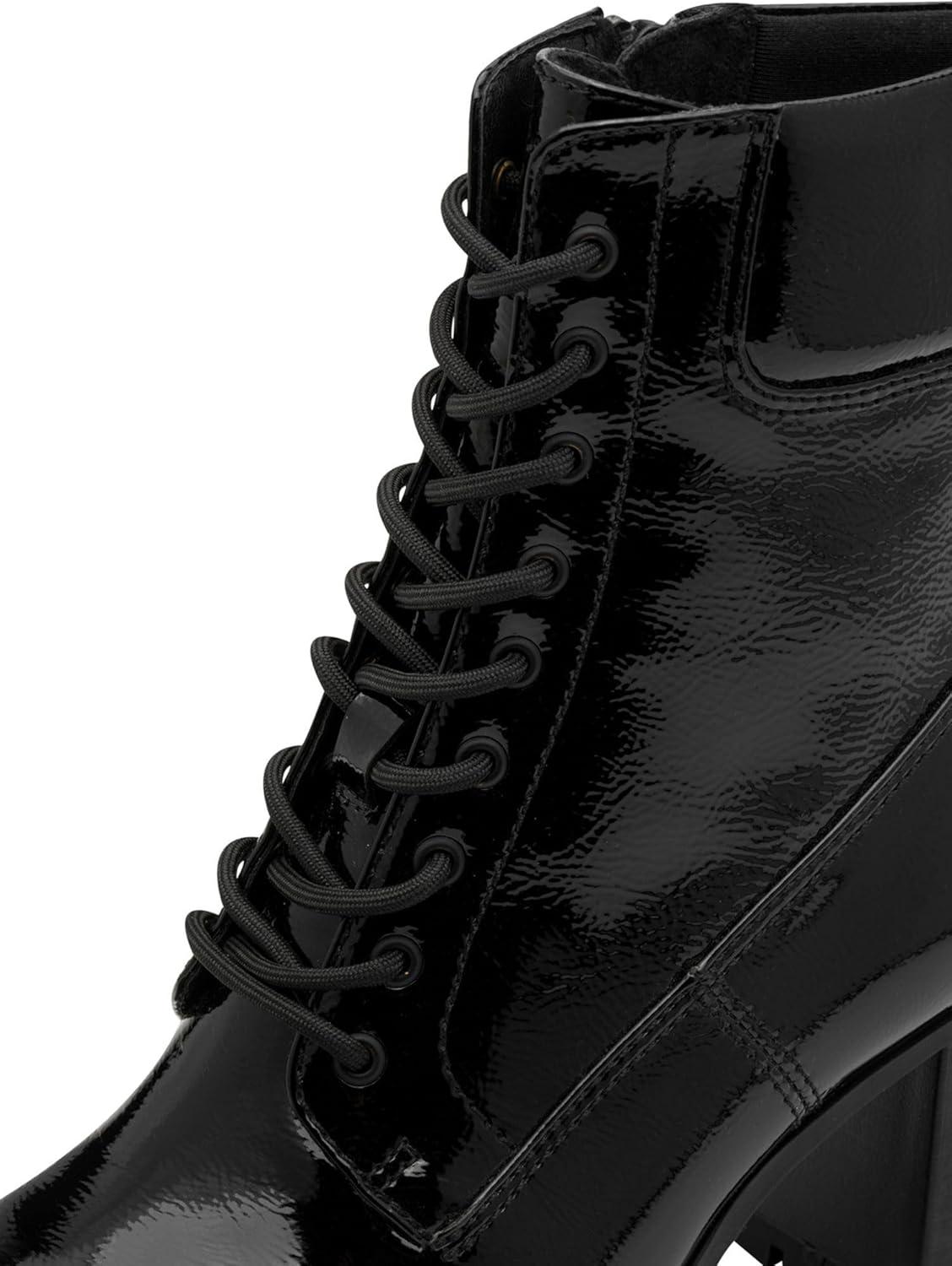image:imageTamaris Femme Damen Lace Boot Heel 12513245 BottineImprim Noir