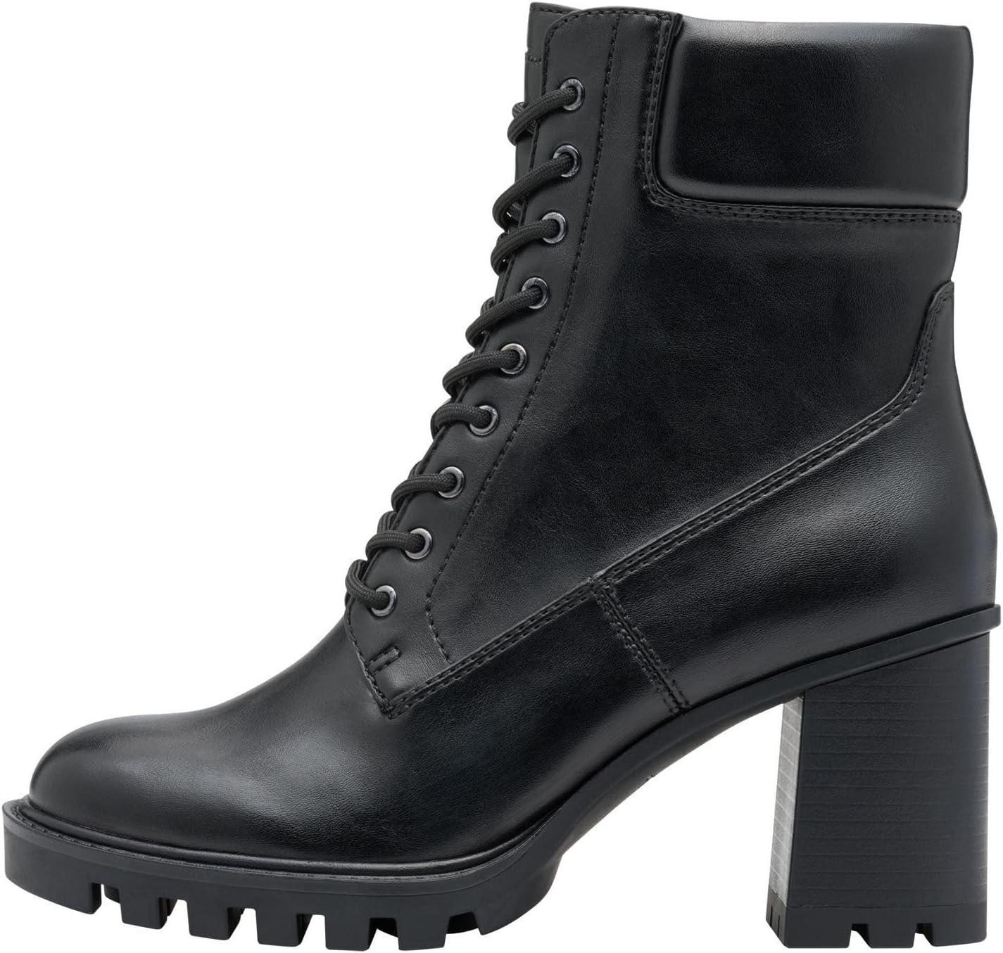 image:imageTamaris Femme Damen Lace Boot Heel 12513245 BottineNoir Mat