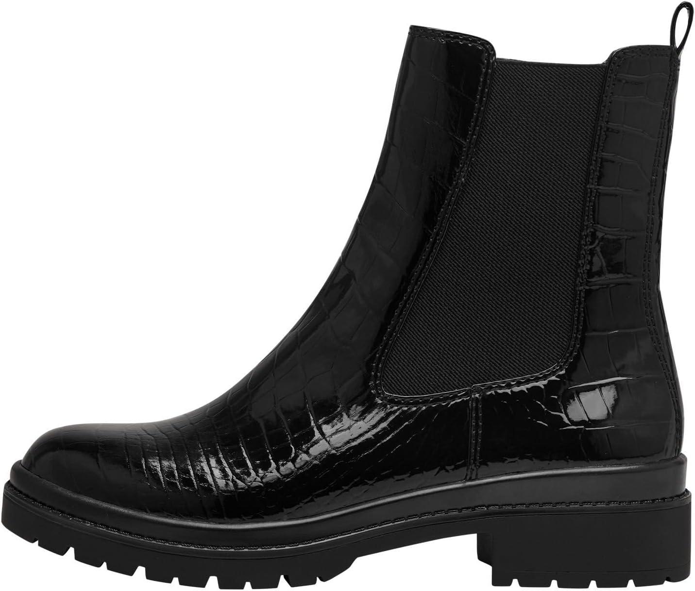 image:imageTamaris Tamaris Damen Chelsea 12542843 Bottine ChelseaFemmeBlack Croco