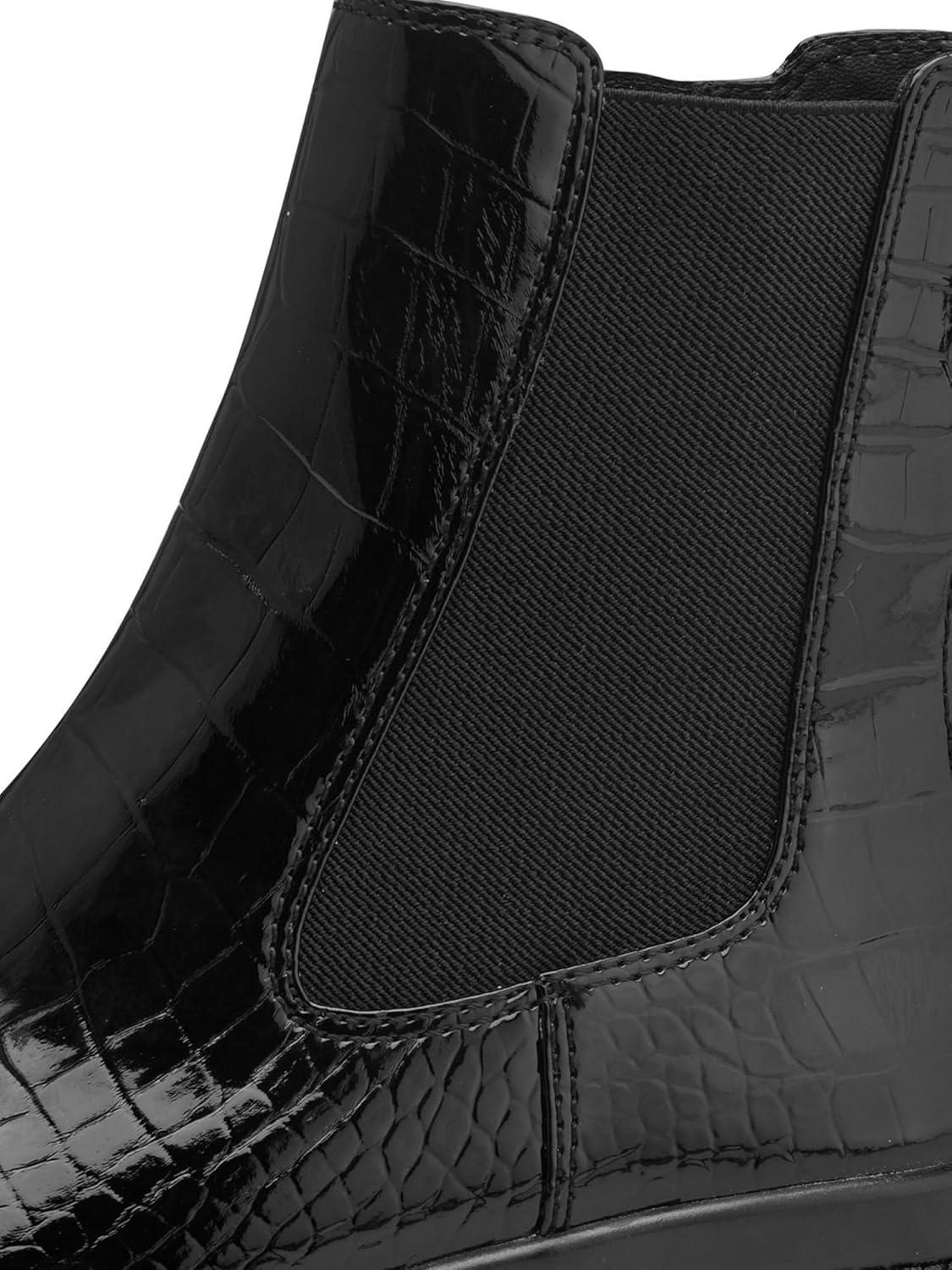 image:imageTamaris Tamaris Damen Chelsea 12542843 Bottine ChelseaFemmeBlack Croco