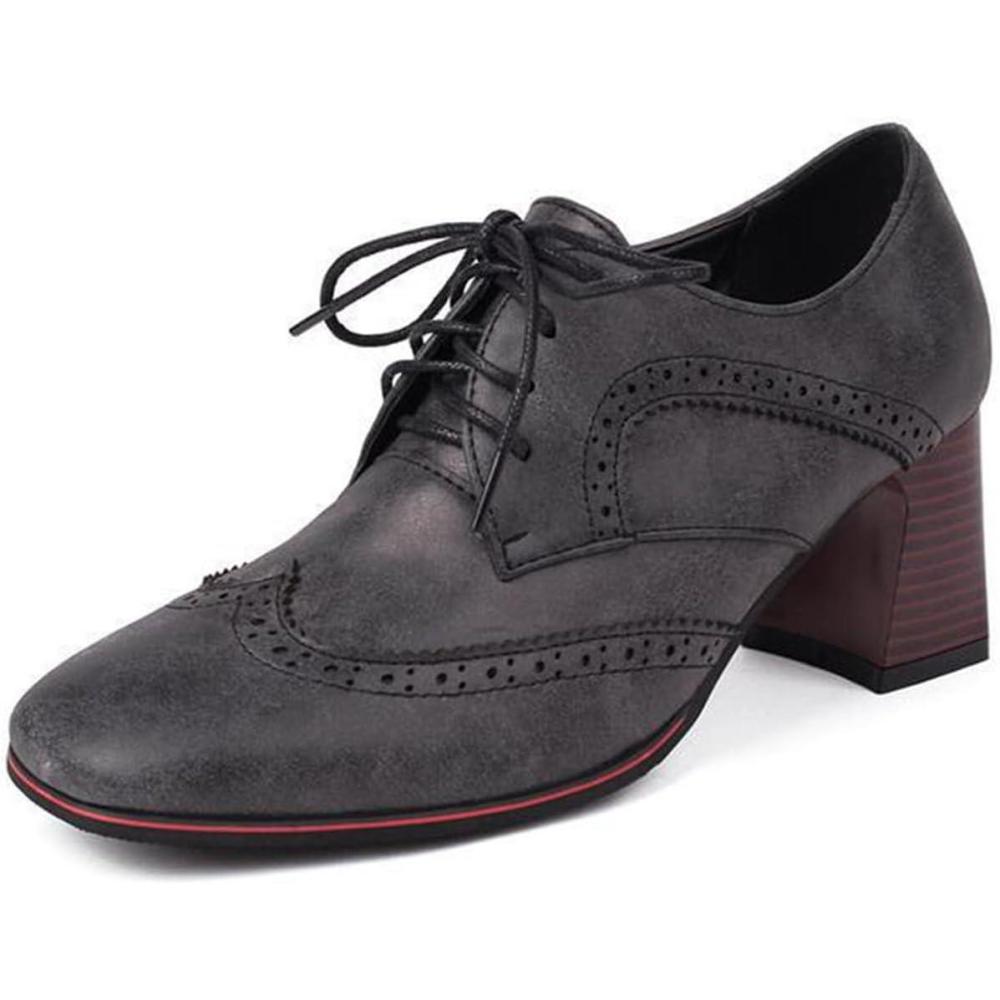 image:imageChaussures traditionnelles pour femme Escarpins rtro avec talon Chaussures basses classiques confortables Mary Jane lgantes Chaussures de danse Chaussures talonsFormat A8noir
