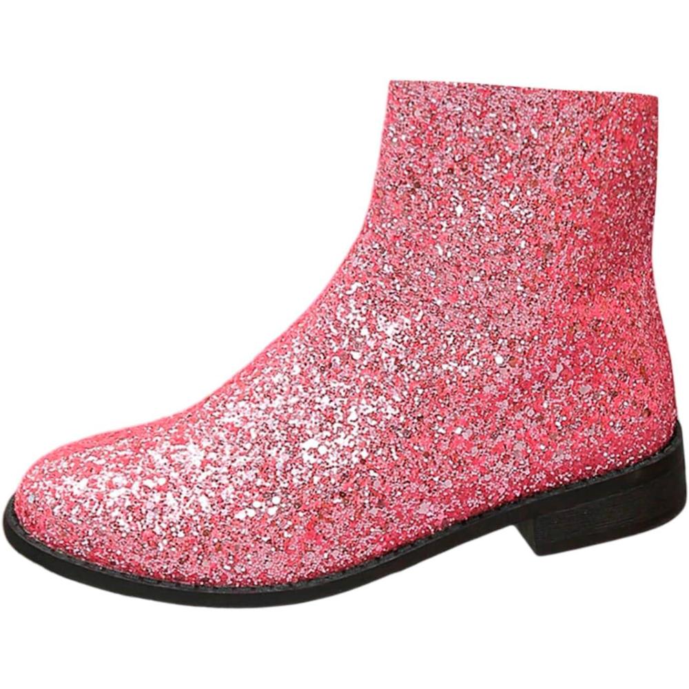 image:imageGenerisch Bottines lgantes paillettes pour femme dans un style confortableRose