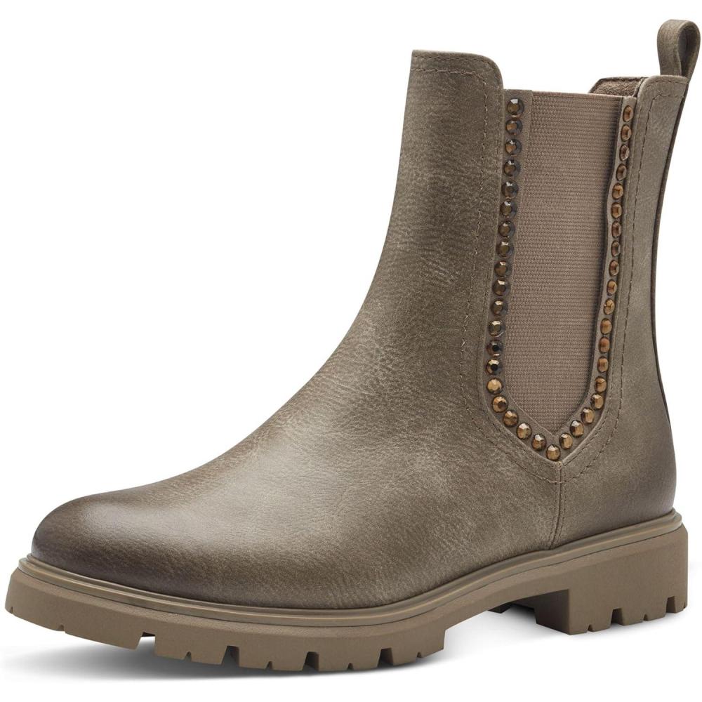image:imageMARCO TOZZI Bottines Chelsea Femme avec Fermeture clair VganesSmoke