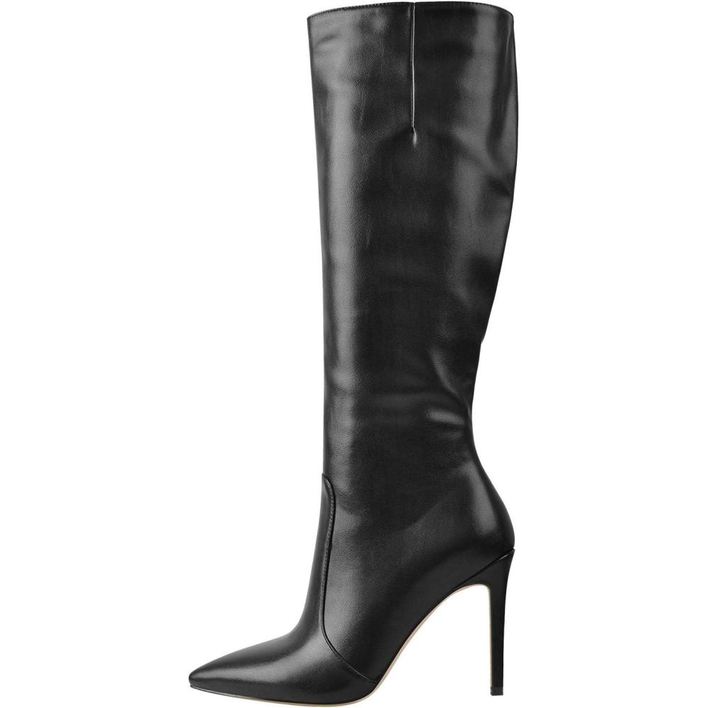 image:imageOnly maker Bottines classiques en dentelle pour femme Vernis noir 41 EUNoir en Polyurthane