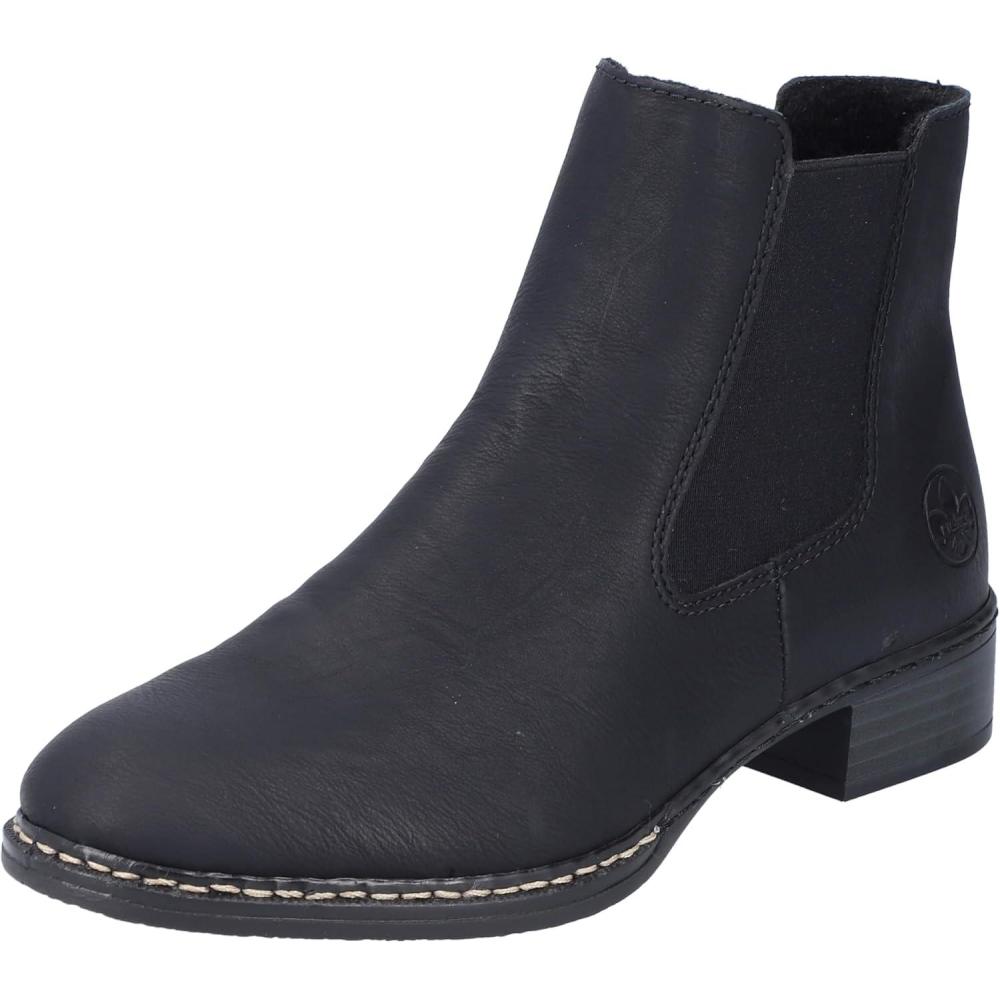 image:imageRieker Bottines Chelsea 73464 pour femme Noir 36 EU