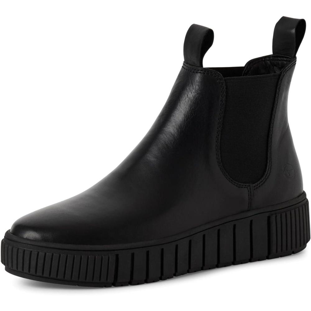 image:imageTamaris Femme 12540343 Bottine ChelseaCuir Noir