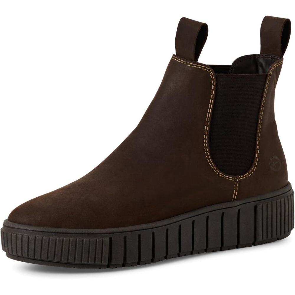 image:imageTamaris Femme 12540343 Bottine ChelseaMarron Pull Up