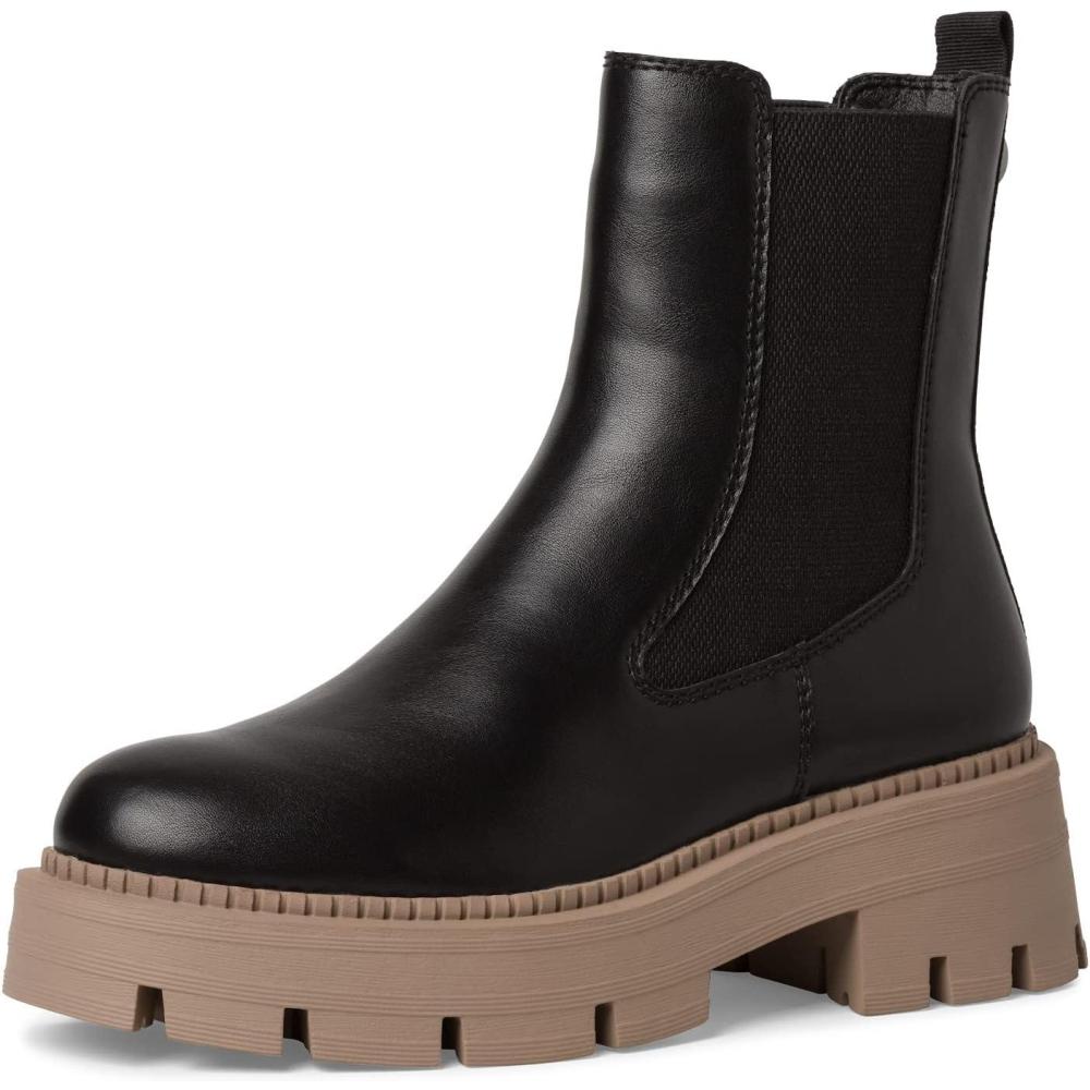 image:imageTamaris Femme Bottines Dame Bottines PlateformeTOUCHitNoir Black