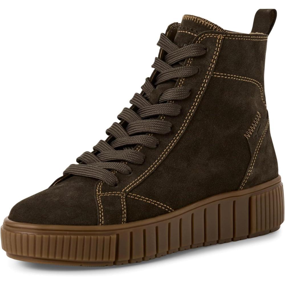 image:imageTamaris Femme Damen Lace Boot Flat 12520545 BottineOlive