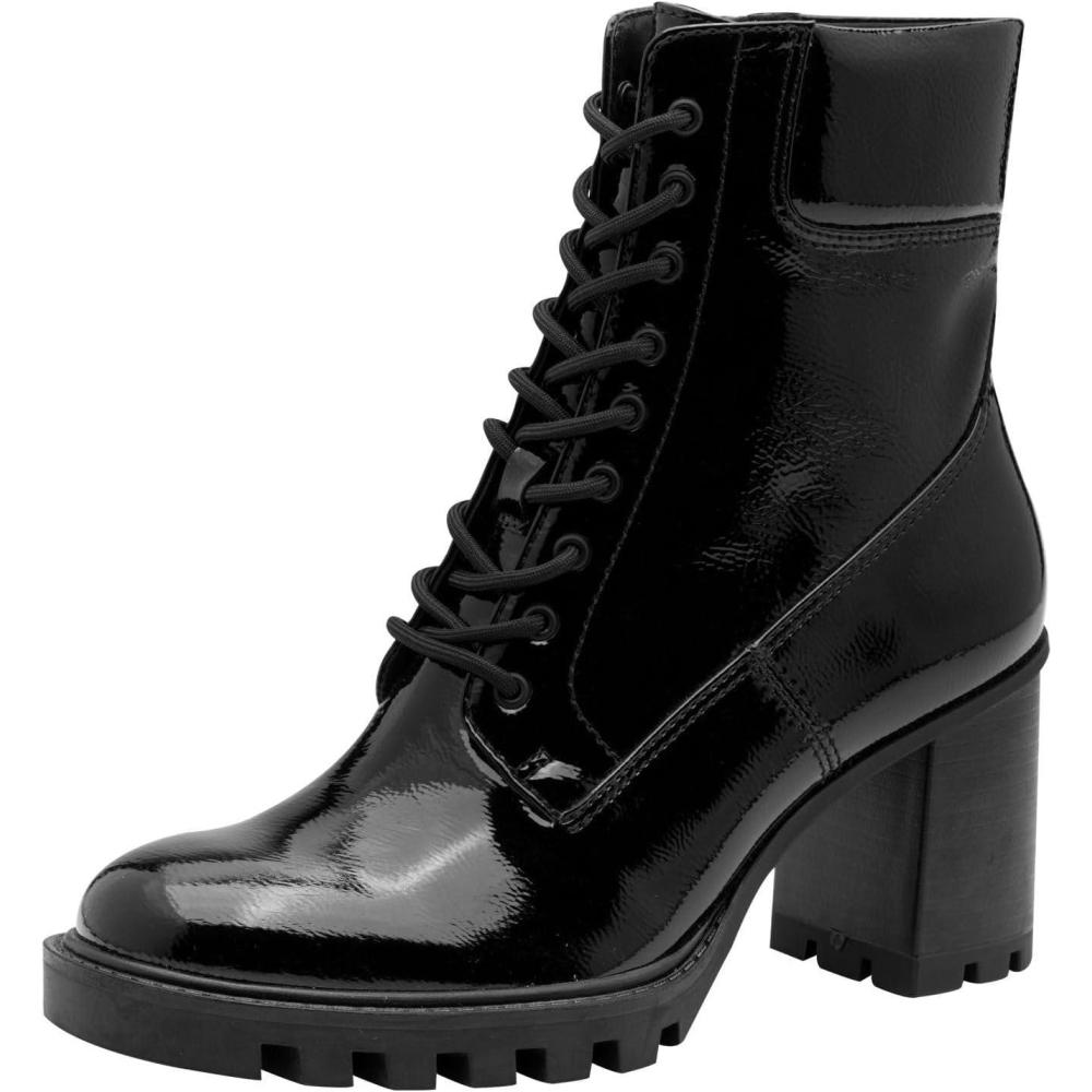 image:imageTamaris Femme Damen Lace Boot Heel 12513245 BottineImprim Noir