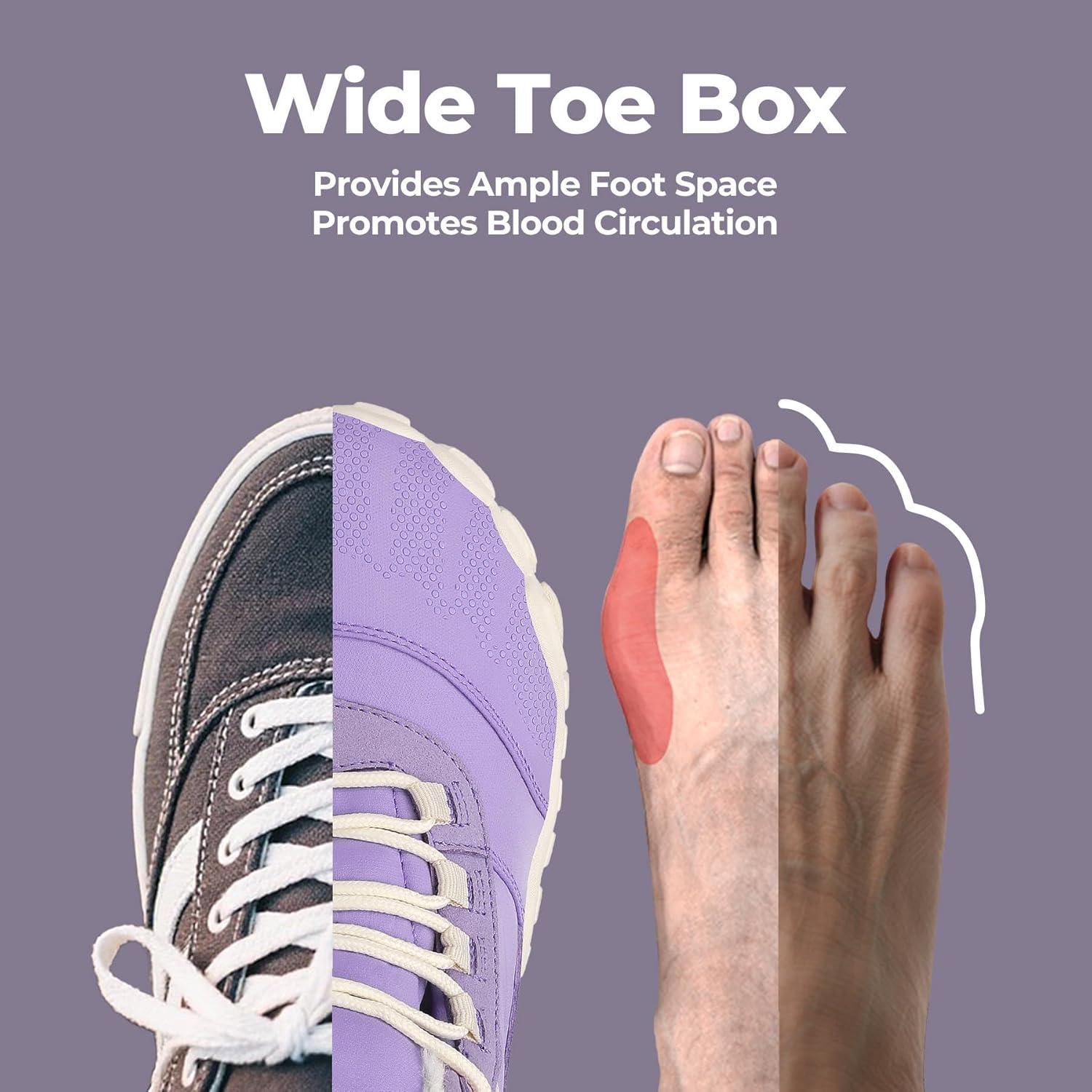 image:imageSAGUARO Barefoot Bottes Femme Hiver Chaussure Minimaliste Fourres Bote Orteils Large amp Semelle Drop Zro Chaussures Chaudes Gr3642Violet