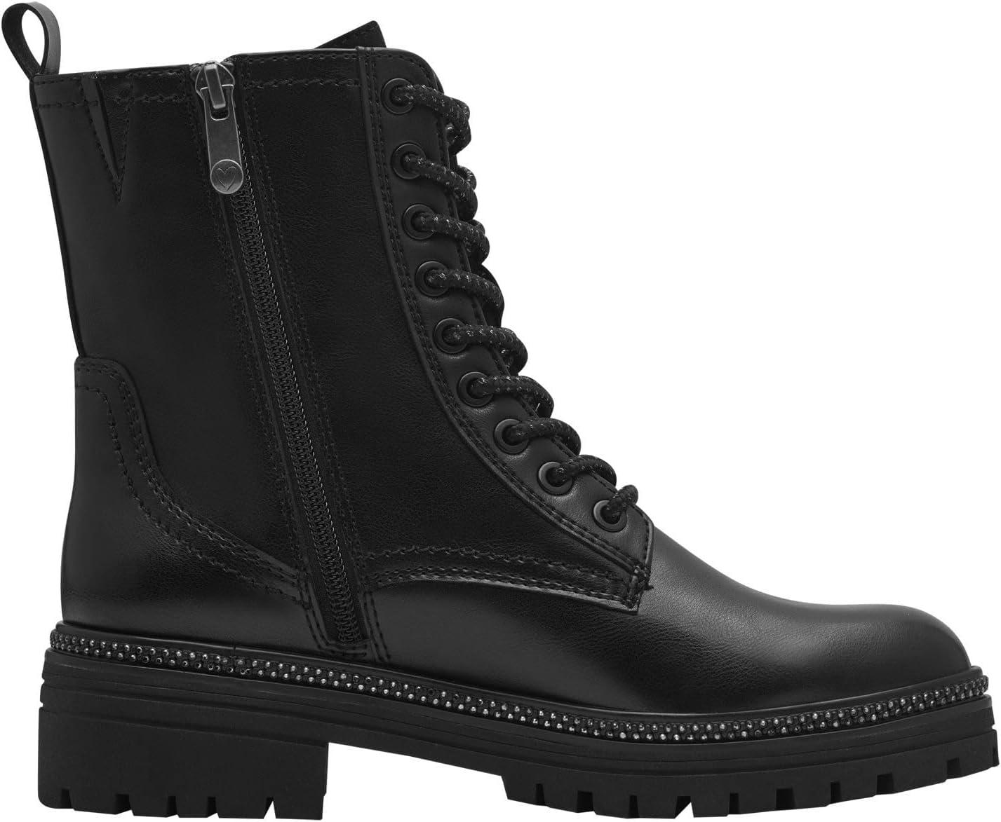 image:imageMARCO TOZZI Femme Bottines Lacets 22520243 Botte TendanceNoir