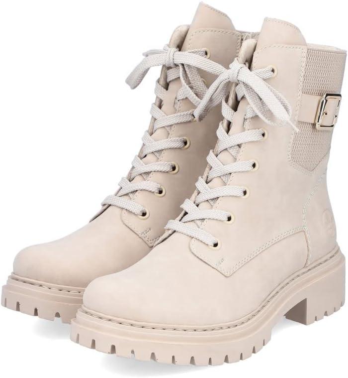 image:imageRieker Femme Bottines 72631 Dame Bottines LacetsBeige 63