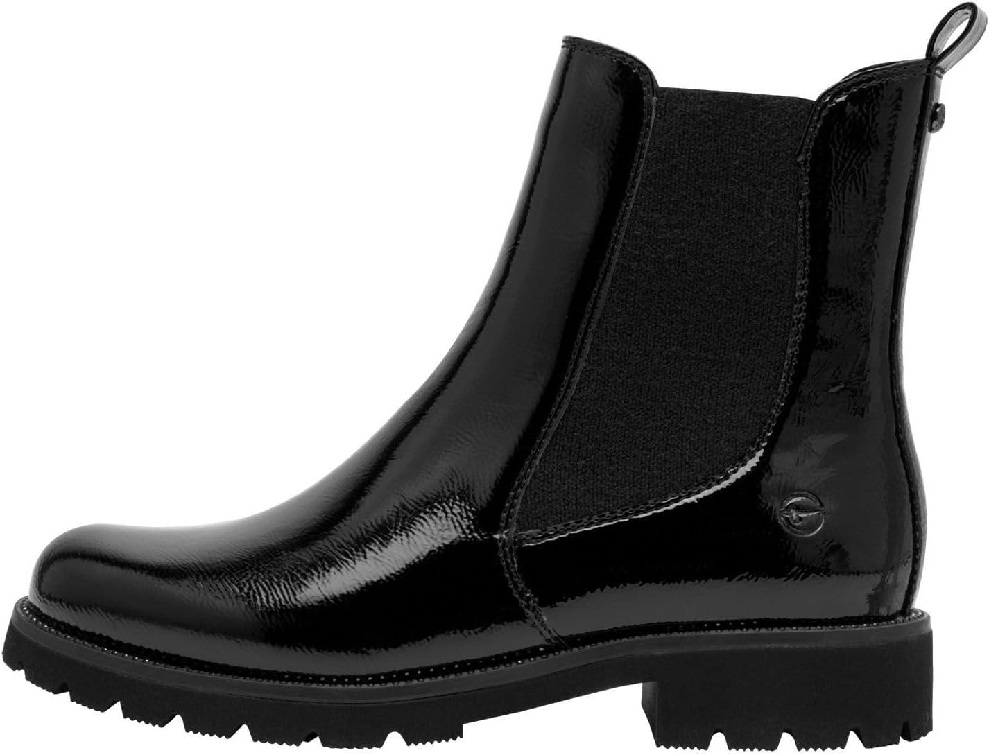 image:imageTamaris Femme Damen Chelsea 12548345 BottineNoir Cuir Verni