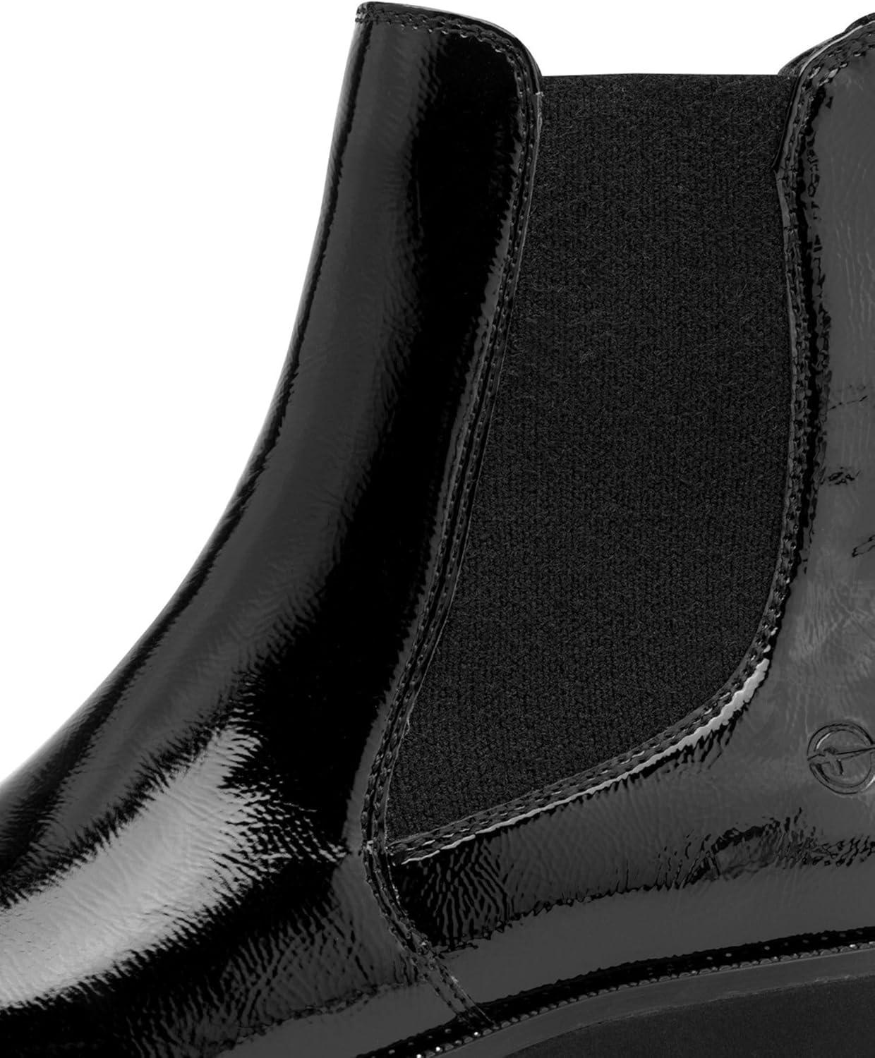 image:imageTamaris Femme Damen Chelsea 12548345 BottineNoir Cuir Verni