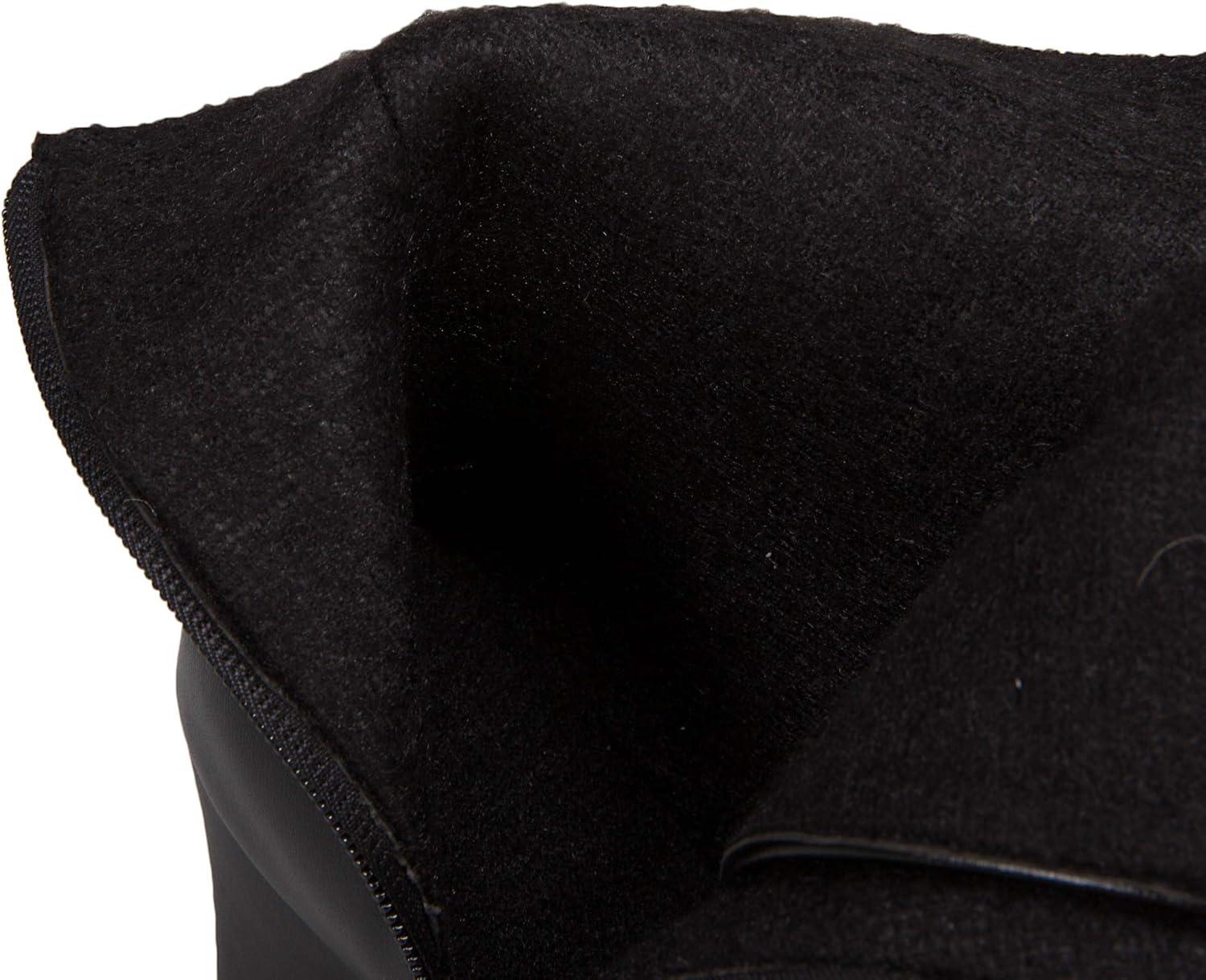 image:imageZ39961 Chaussures lacets et fermeture clair talon haut et bout rond pour femmeNoir