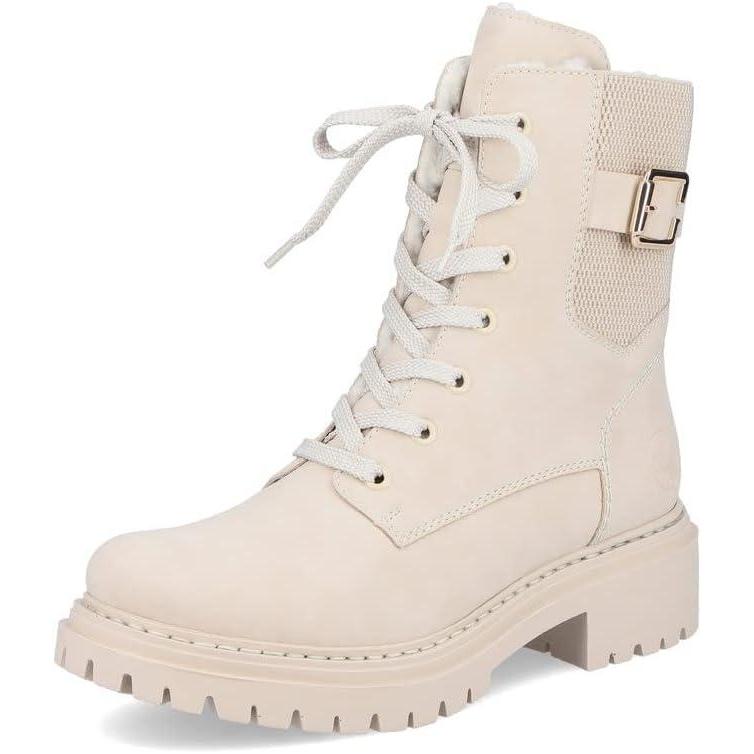 image:imageRieker Femme Bottines 72631 Dame Bottines LacetsBeige Beige 62