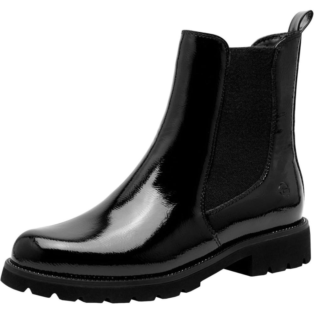 image:imageTamaris Femme Damen Chelsea 12548345 BottineNoir Cuir Verni