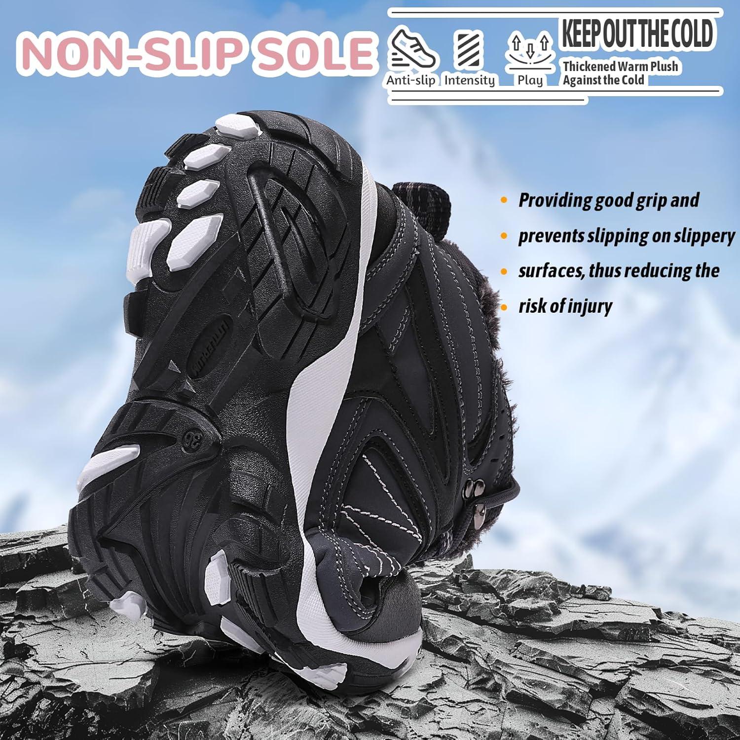 image:imageASHION Bottes Femme Chaussures Coton Bottines Hiver trekking Bottes de NeigeBleu