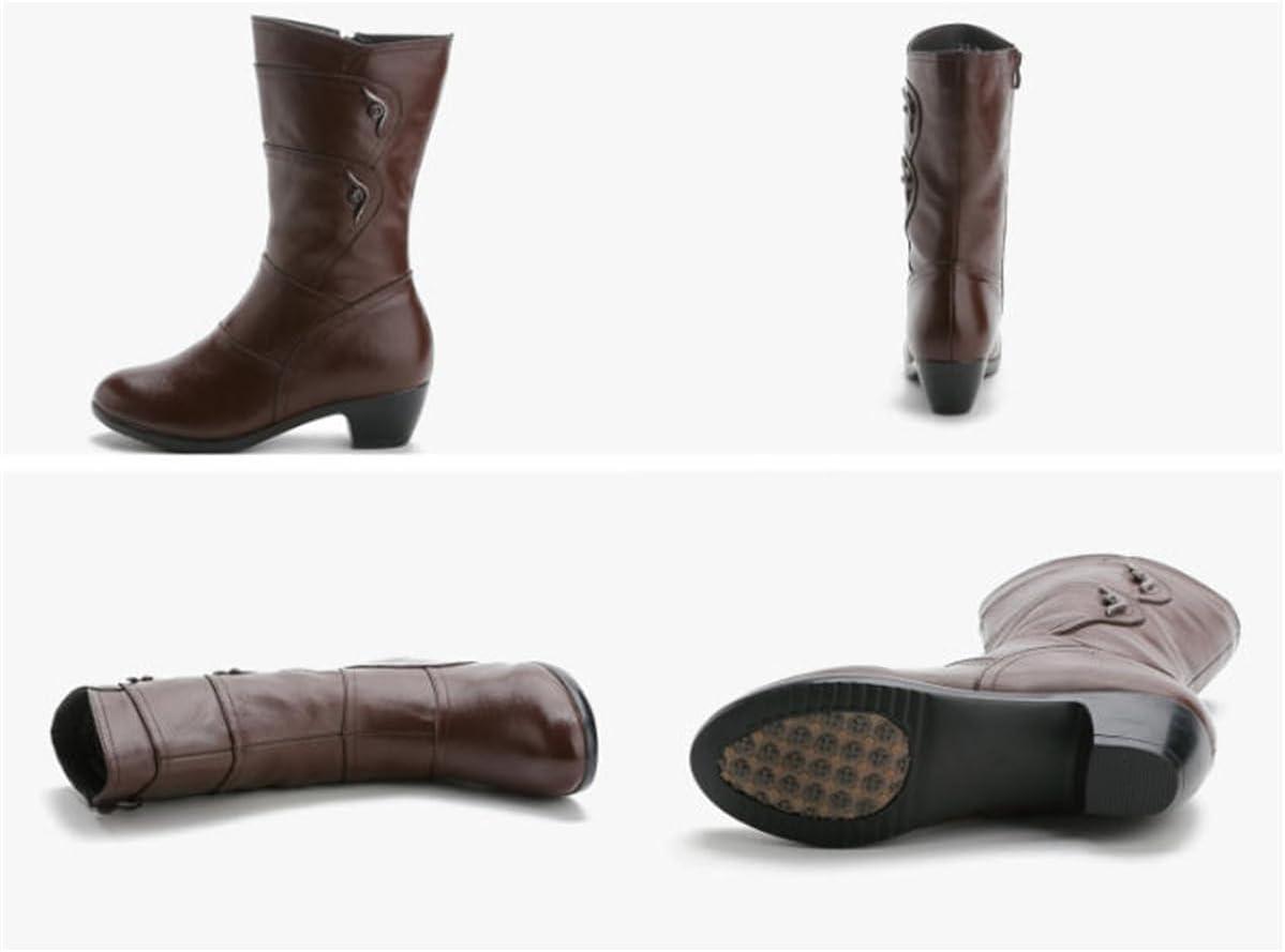 image:imageBottines dhiver talon pais et plateforme mimollet pour femme coupe large doublure polaire impermableMarron Fin