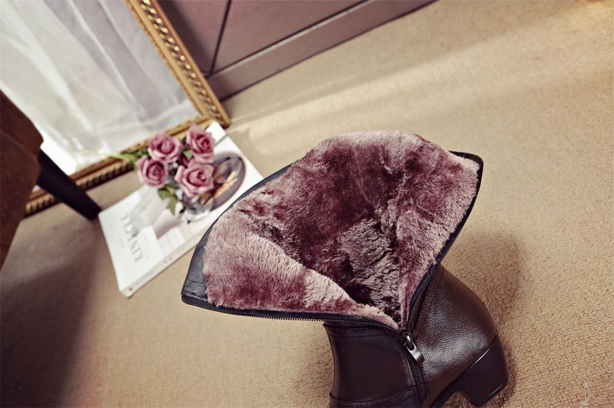 image:imageBottines dhiver talon pais et plateforme mimollet pour femme coupe large doublure polaire impermableMarron pais