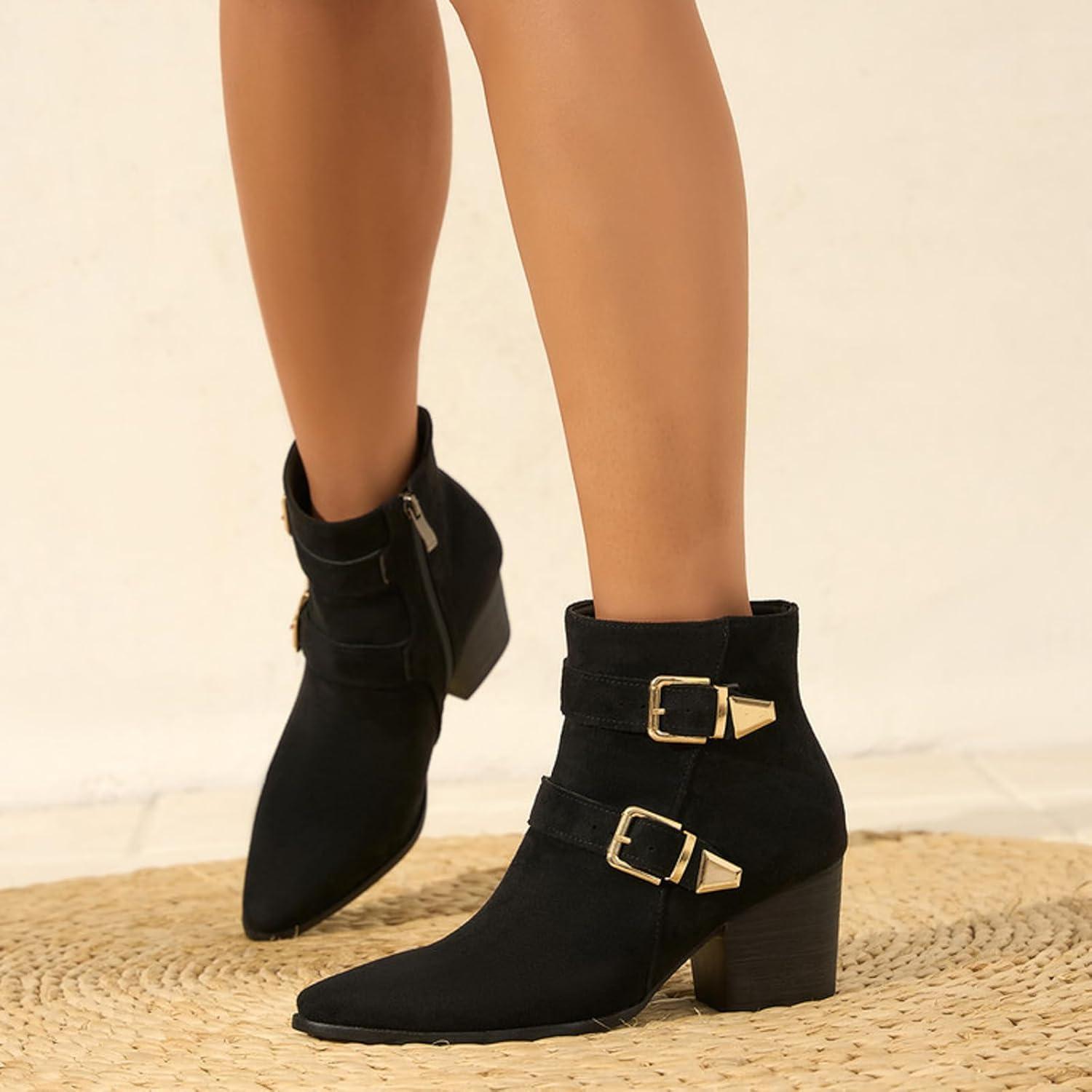 image:imageBottines vintage victoriennes pour femme avec lacets mimollet Bottes lgantes tige courte Bottes de cheville2 Noirs