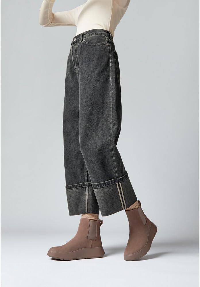 image:imageFitflop Bottines en Cuir Chelsea MarronMinky Grey