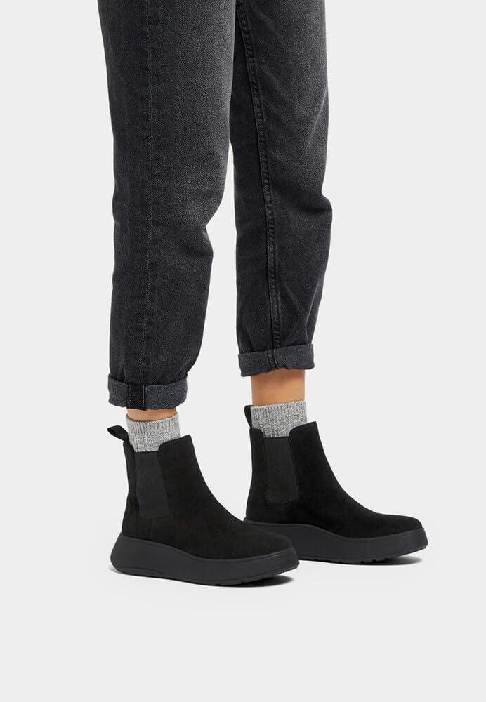 image:imageFitflop Bottines en Cuir Chelsea MarronTout Noir