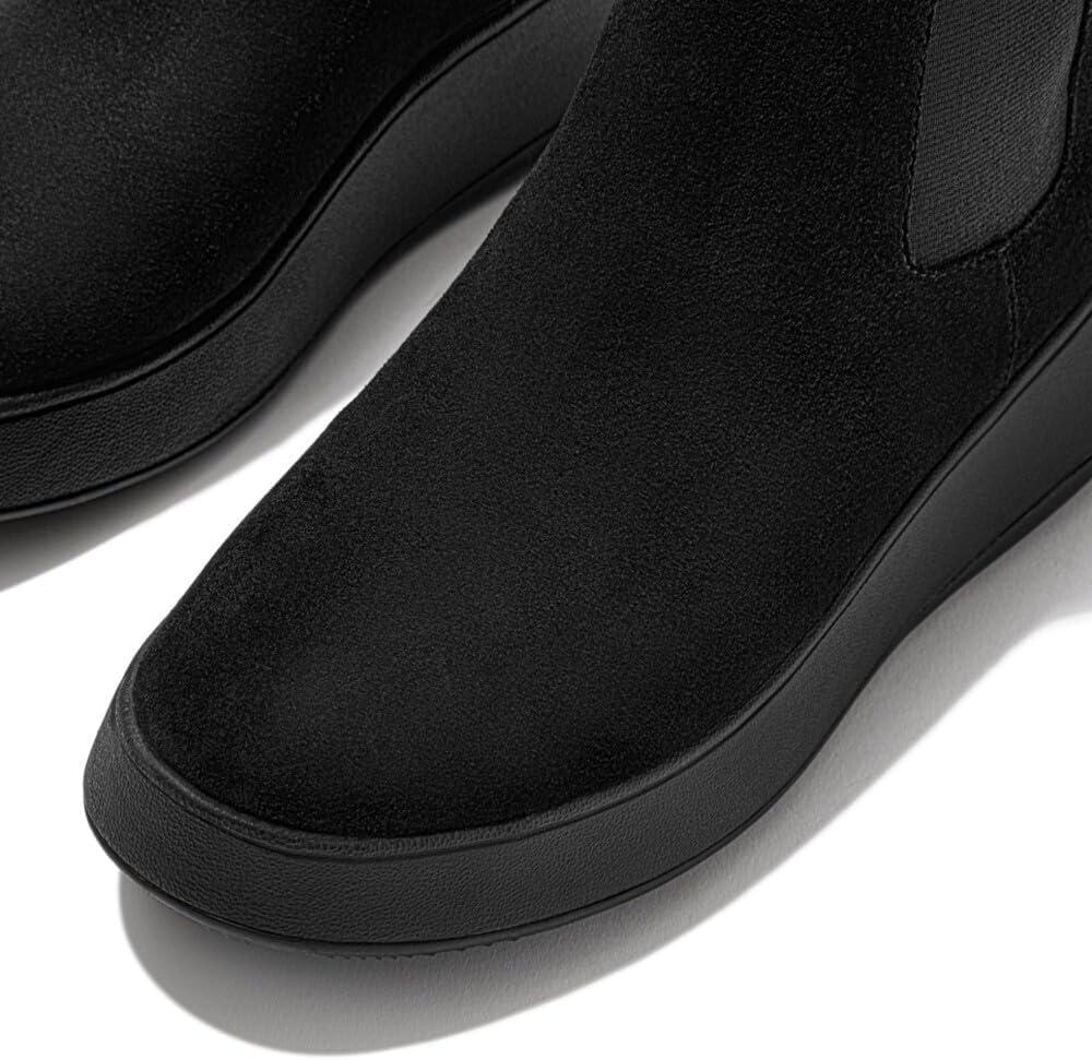 image:imageFitflop Bottines en Cuir Chelsea MarronTout Noir