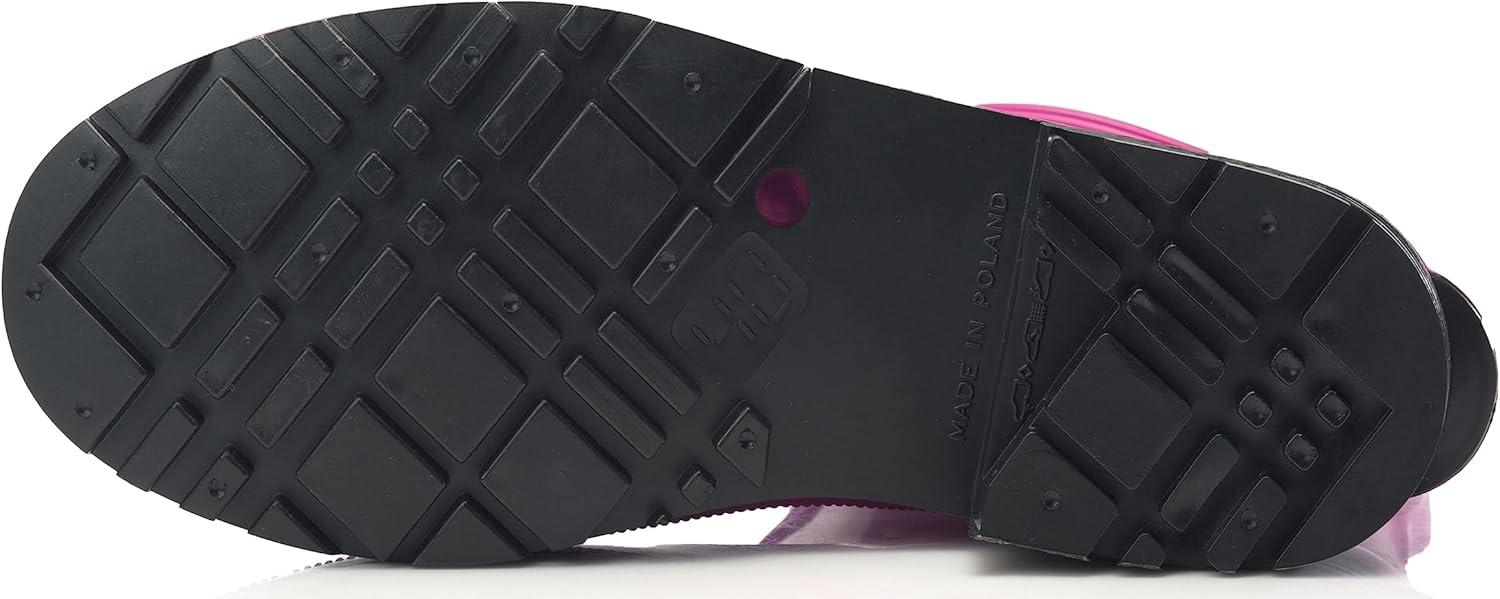 image:imageLadeheid Bottes en Caoutchouc pour Femmes Courtes Bottines Impermables Bottes de Pluie lgantes et Confortables LA930Rose