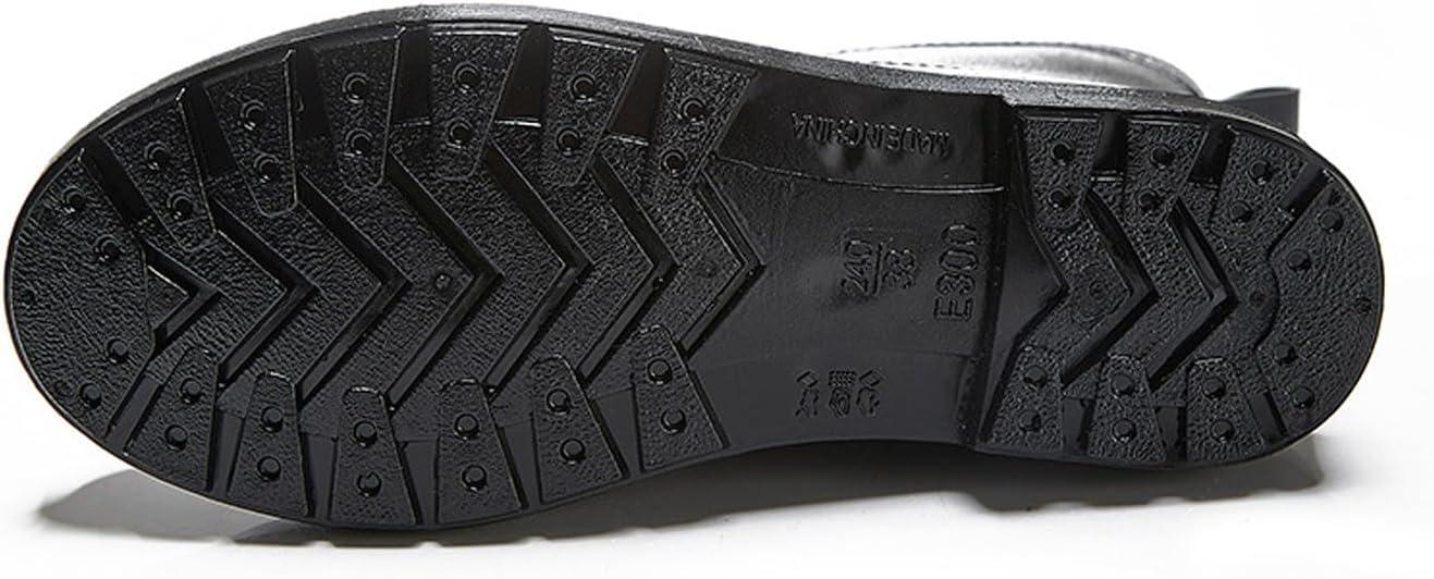 image:imagePangolin Bottes de Pluie Femme Impermables Bottines MiMollet Antidrapantes Chaussures tanches Confortables pour Ville Jardin Voyage amp Temps PluvieuxNoir