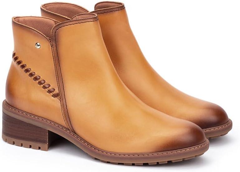 image:imagePikolinos Bottines Talon en Cuir Medina pour FemmeVainilla