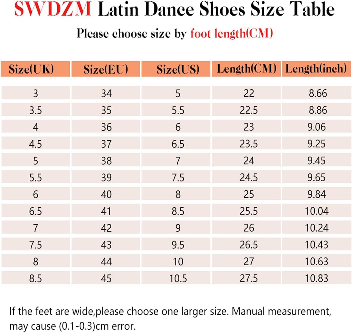 image:imageSWDZM Bottines de Danse Latine pour Femme Peep Toe Salsa Bachata Talons pour la SalonMulticolore