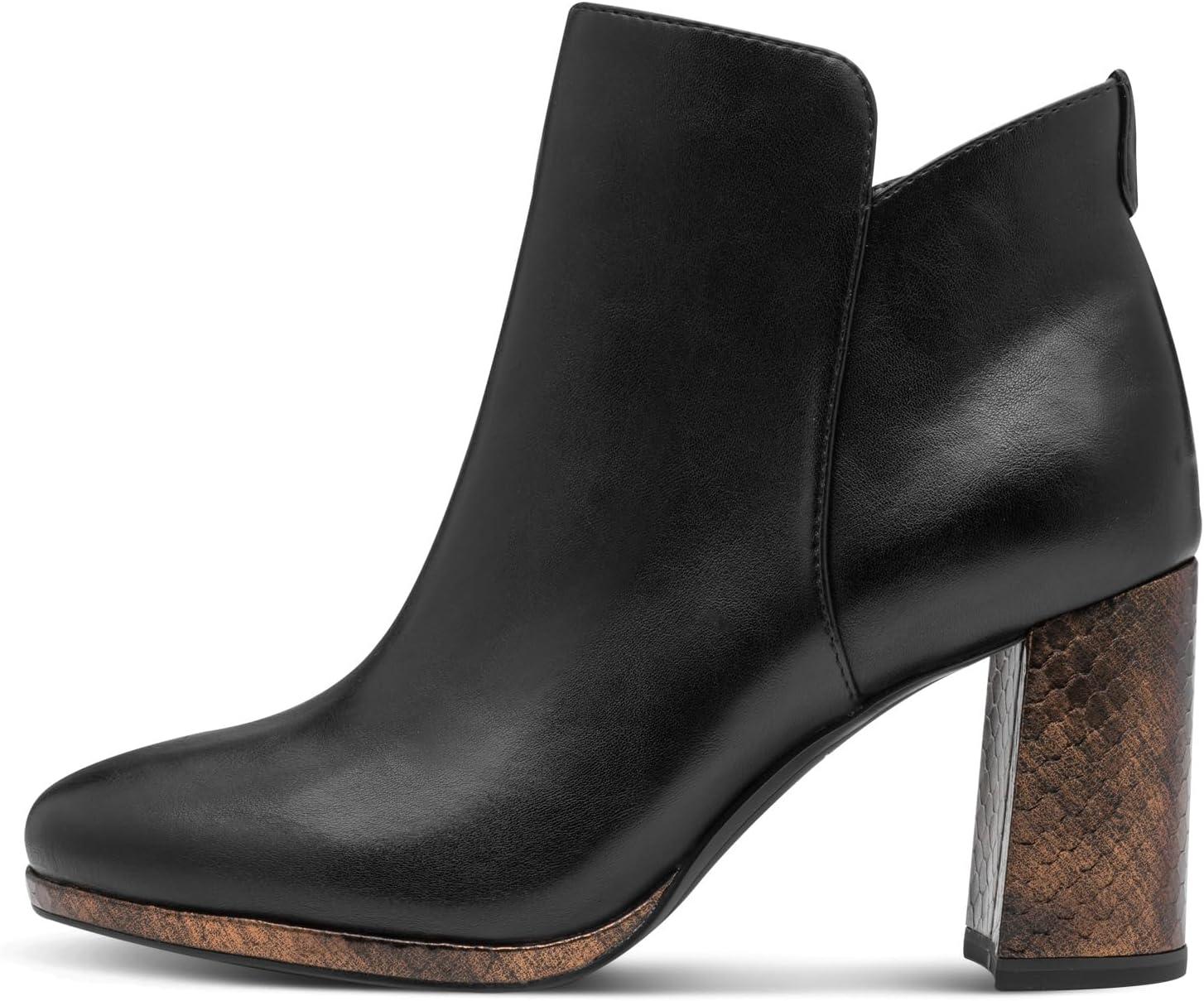 image:imageTamaris Femme Damen Boot Heel 12535245 BottineNoir Comb