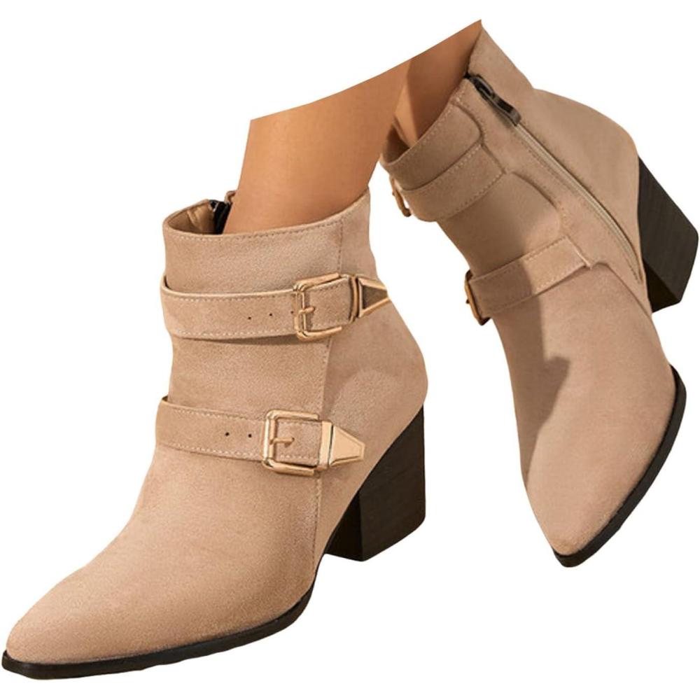 image:imageBottines vintage victoriennes pour femme avec lacets mimollet Bottes lgantes tige courte Bottes de chevilleX2 Beige