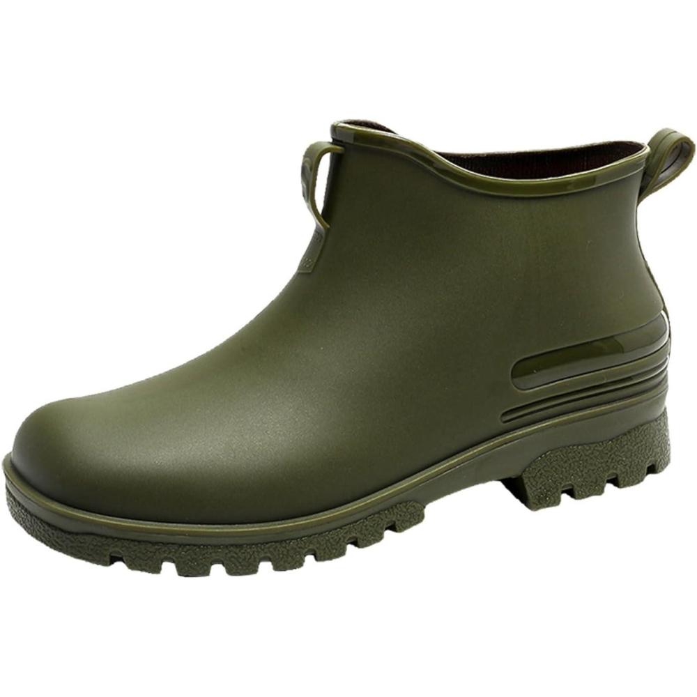 image:imageGnrique Bottes De Pluie Femme Santiags Chaussure Hiver Mini Pour Femmes Bottine 38 Santiag Beige Bottines Femmes Talon 5 Cm Fantaisie Mi Mollet Equitation Botte Noire NeigeGreen