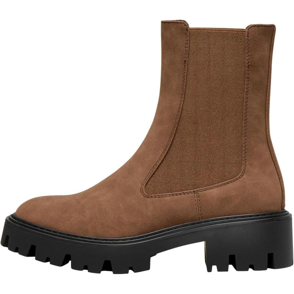 image:imageONLY Onlbetty1 Nubuck Pu Boot Noos Onlbetty1 Noos Bottes en nubuckFemmeCognac