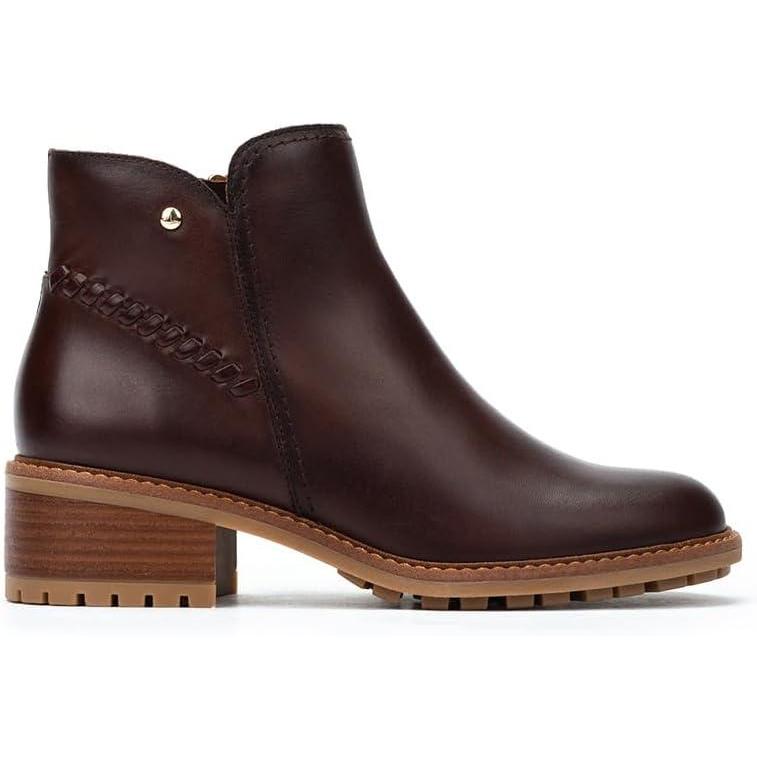image:imagePikolinos Bottines Talon en Cuir Medina pour FemmeCaoba