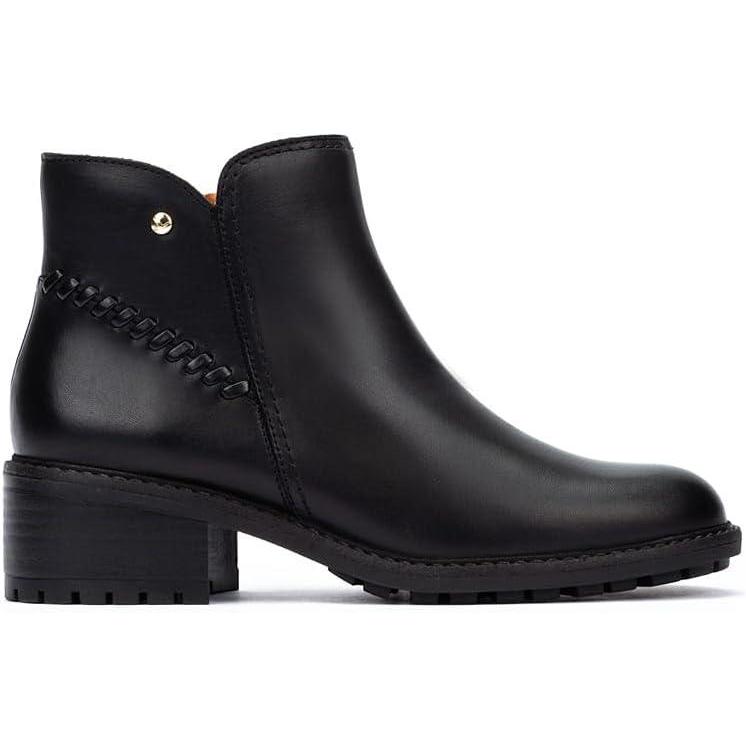 image:imagePikolinos Bottines Talon en Cuir Medina pour FemmeNoir
