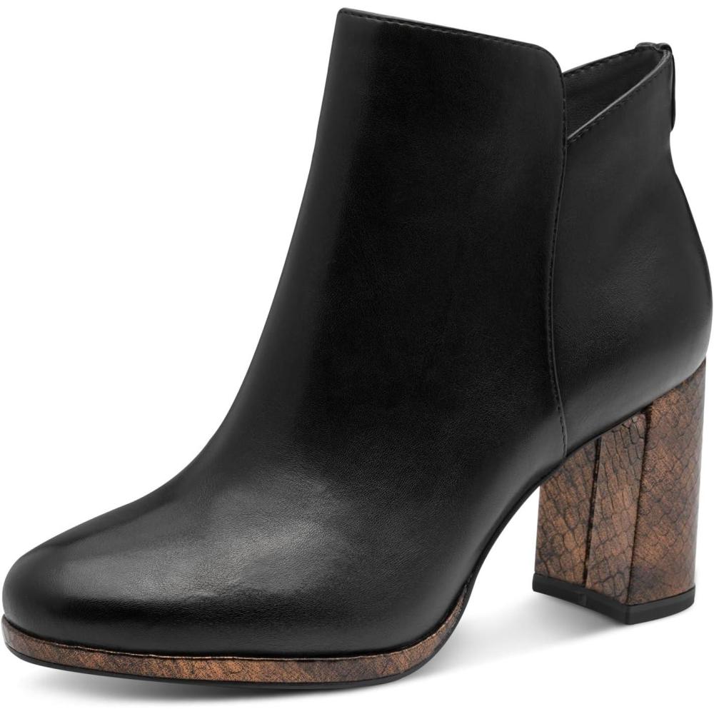 image:imageTamaris Femme Damen Boot Heel 12535245 BottineNoir Comb