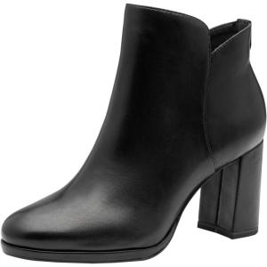 Tamaris Femme Damen Boot Heel 1-25352-45 Bottine(Noir Mat)