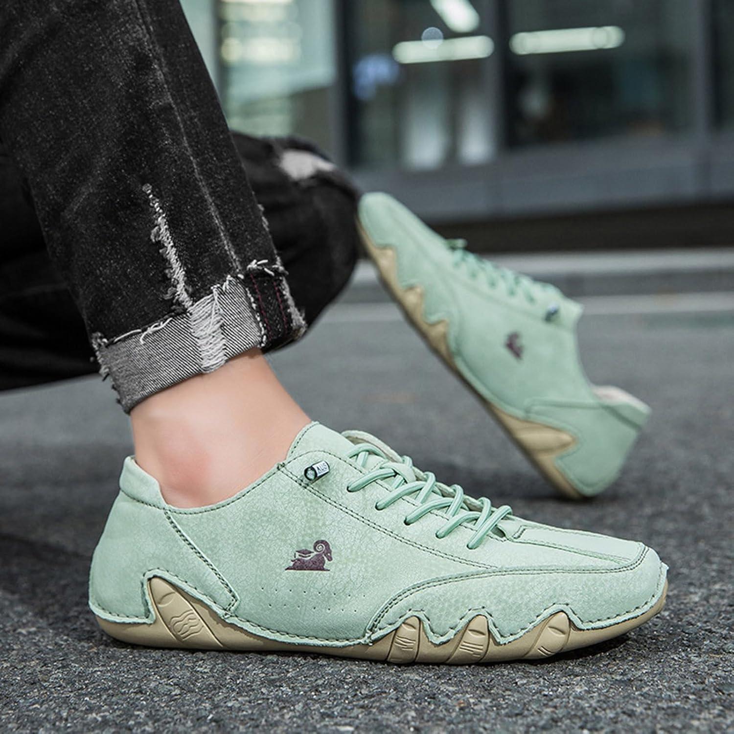 image:imageChaussures de Scurit Hommes Femmes Lgre Respirantes Basket de Marche Securite Randonne Travail Confortable Antidrapante Impermeabilisant Daim Aquatiques Plates Basket HommeLight Vert