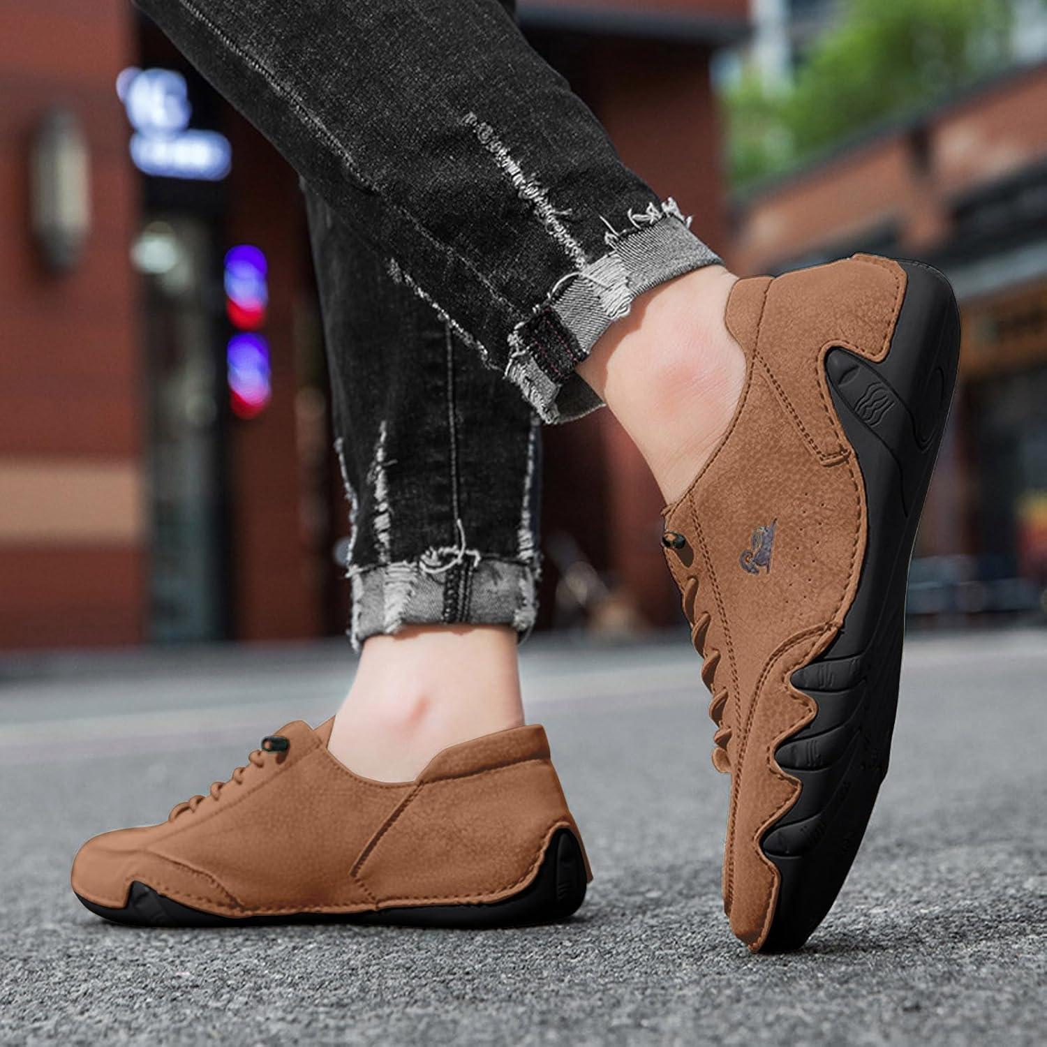 image:imageChaussures de Scurit Hommes Femmes Lgre Respirantes Basket de Marche Securite Randonne Travail Confortable Antidrapante Impermeabilisant Daim Aquatiques Plates Basket HommeMarron