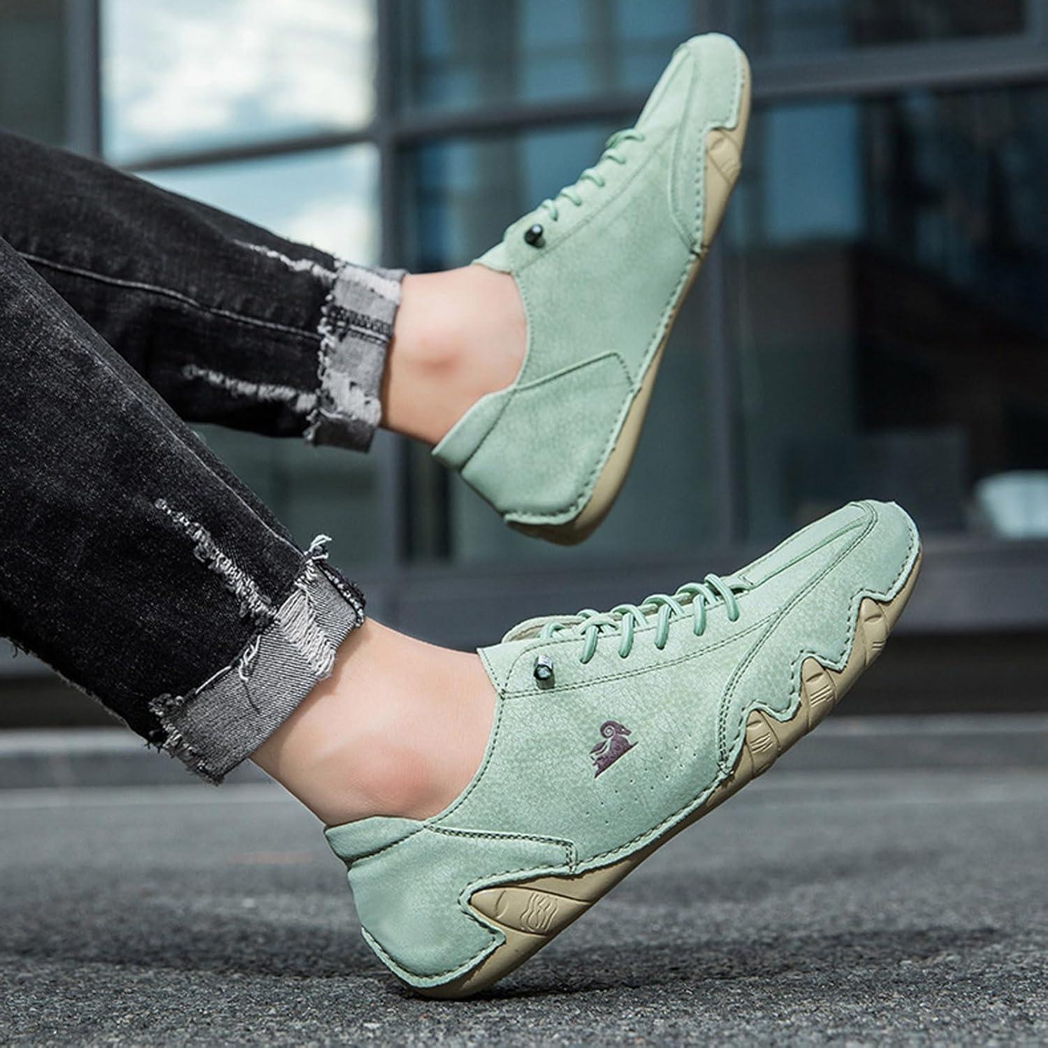 image:imageChaussures de Scurit Hommes Femmes Lgre Respirantes Basket de Marche Securite Randonne Travail Confortable Antidrapante Impermeabilisant Daim Aquatiques Plates Basket HommeLight Vert