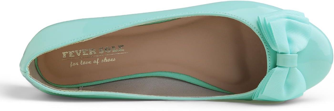 image:imageFeversole Womens Fashion Bow Round Toe Ballet FlatBallerine Bout Rond Mode nud Papillon FemmeMenthe Arc