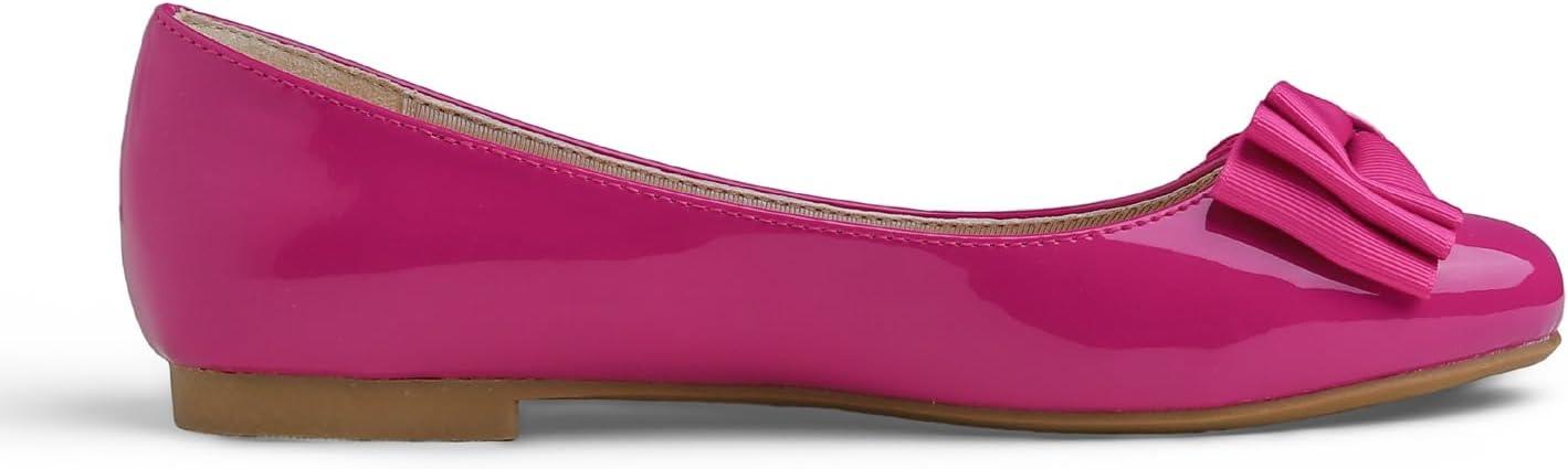image:imageFeversole Womens Fashion Bow Round Toe Ballet FlatBallerine Bout Rond Mode nud Papillon FemmePitaya Arc