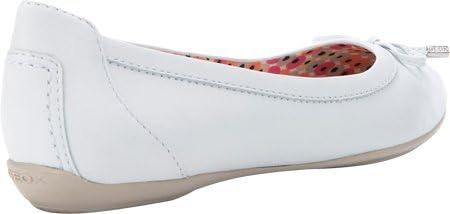 image:imageGeox D Charlene B BallerinesFemmeCuir Nappa Blanc