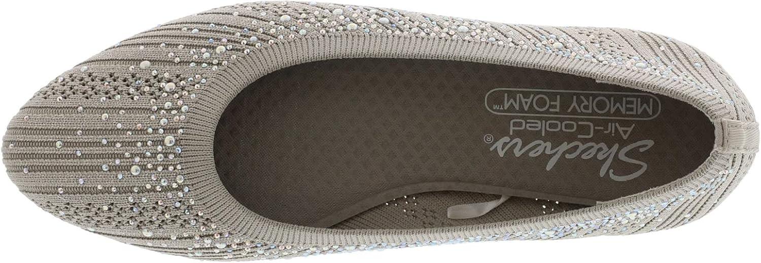 image:imageSkechers Femme Cleo 20Glitzy Daze BallerinesGris Taupe