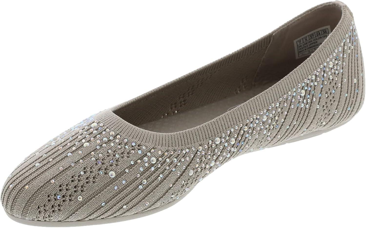image:imageSkechers Femme Cleo 20Glitzy Daze BallerinesGris Taupe